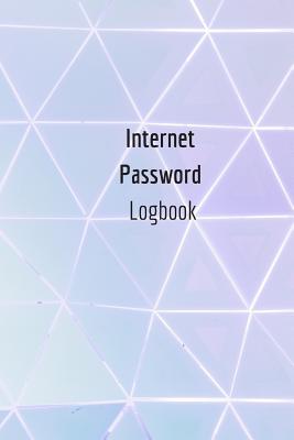 Internet Password Logbook: Notebook to log passwords for websites and memberships, Geometric design-cover