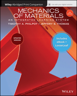 Mechanics of Materials: An Integrated Learning System, 4e Abridged Loose-Leaf Print Companion and Epub Reg Card-cover
