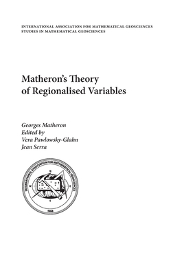 Matheron's Theory of Regionalised Variables-cover