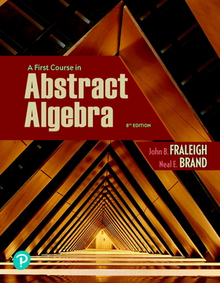 Pearson Etext for First Course in Abstract Algebra, a -- Access Card-cover