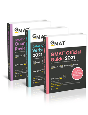 GMAT Official Guide 2021 Bundle, Books + Online Question Bank-cover