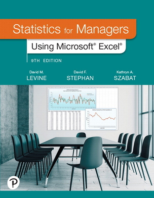 Mylab Statistics with Pearson Etext -- Access Card -- For Statistics for Managers Using Microsoft Excel (18-Weeks)-cover