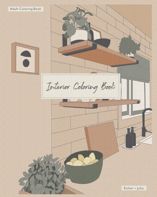 Interior Coloring Book: Adult Coloring Book-cover