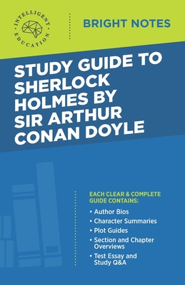 Study Guide to Sherlock Holmes by Sir Arthur Conan Doyle-cover