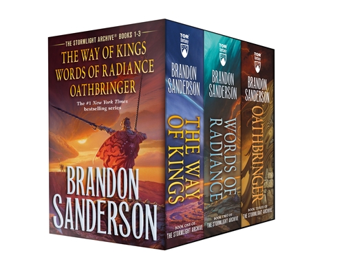 Stormlight Archive MM Boxed Set I, Books 1-3: The Way of Kings, Words of Radiance, Oathbringer-cover