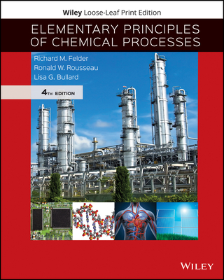 Elementary Principles of Chemical Processes-cover