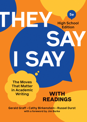 They Say / I Say with Readings: The Moves That Matter in Academic Writing-cover
