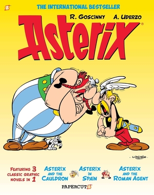 Asterix Omnibus #5: Collecting Asterix and the Cauldron, Asterix in Spain, and Asterix and the Roman Agent-cover