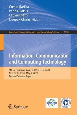 Information, Communication and Computing Technology: 5th International Conference, Icicct 2020, New Delhi, India, May 9, 2020, Revised Selected Papers-cover