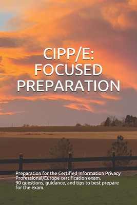 Cipp/E: Focused Preparation-cover