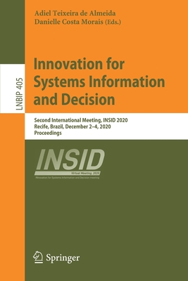 Innovation for Systems Information and Decision: Second International Meeting, Insid 2020, Recife, Brazil, December 2-4, 2020, Proceedings-cover