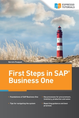 First Steps in SAP Business One-cover