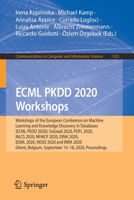 Ecml Pkdd 2020 Workshops: Workshops of the European Conference on Machine Learning and Knowledge Discovery in Databases (Ecml Pkdd 2020): Sogood-cover