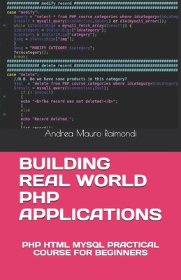 Building Real World PHP Applications: PHP HTML MySQL Practical Course for Beginners-cover