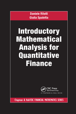 Introductory Mathematical Analysis for Quantitative Finance-cover