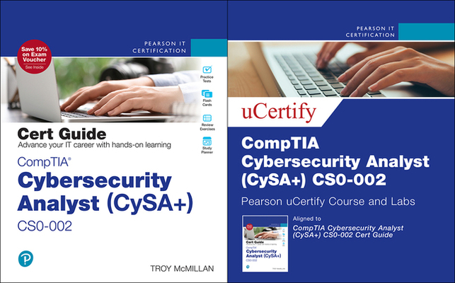 Comptia Cybersecurity Analyst (Cysa+) Cs0-002 Cert Guide Pearson Ucertify Course and Labs Card and Textbook Bundle [With Access Code]-cover