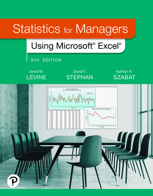 Study Guide and Solutions Manual for Statistics for Managers Using Microsoft Excel-cover