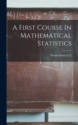 A First Course In Mathematical Statistics-cover