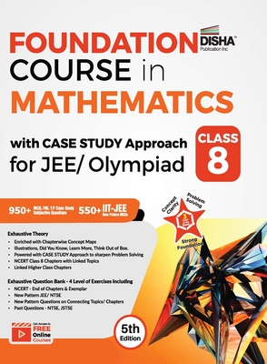 Foundation Course in Mathematics with Case Study Approach for JEE/ Olympiad Class 8 - 5th Edition-cover