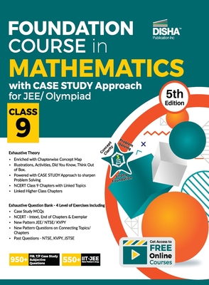 Foundation Course in Mathematics with Case Study Approach for JEE/ Olympiad Class 9 - 5th Edition-cover