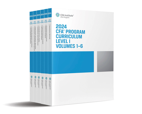 2024 Cfa Program Curriculum Level I Box Set-cover