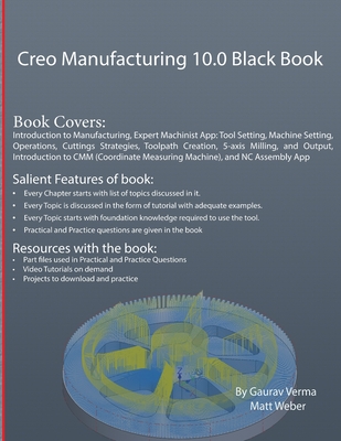 Creo Manufacturing 10.0 Black Book-cover