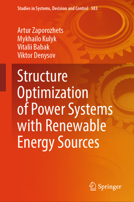 Structure Optimization of Power Systems with Renewable Energy Sources-cover