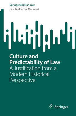 Culture and Predictability of Law: A Justification from a Modern Historical Perspective-cover