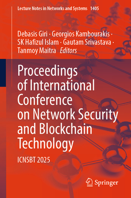 Proceedings of International Conference on Network Security and Blockchain Technology: Icnsbt 2025-cover
