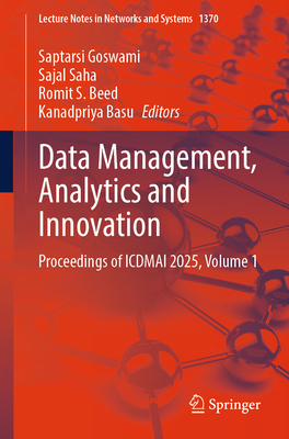 Data Management, Analytics and Innovation: Proceedings of Icdmai 2025, Volume 1-cover