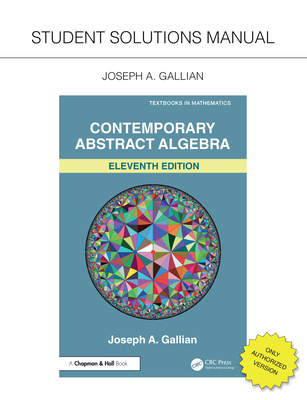 Student Solutions Manual for Gallian's Contemporary Abstract Algebra-cover