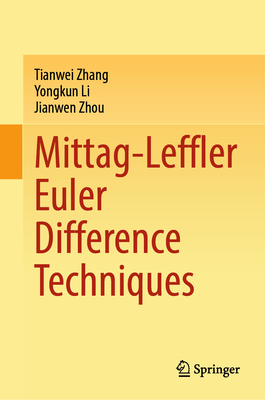 Mittag-Leffler Euler Difference Techniques-cover