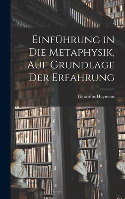 Einführung in die Metaphysik, auf Grundlage der Erfahrung-cover