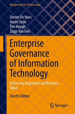 Enterprise Governance of Information Technology: Achieving Alignment and Business Value-cover