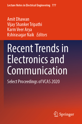 Recent Trends in Electronics and Communication: Select Proceedings of Vcas 2020-cover