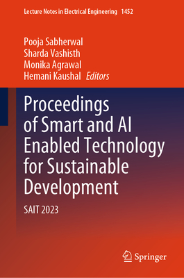 Proceedings of Smart and AI Enabled Technology for Sustainable Development: Sait 2023-cover