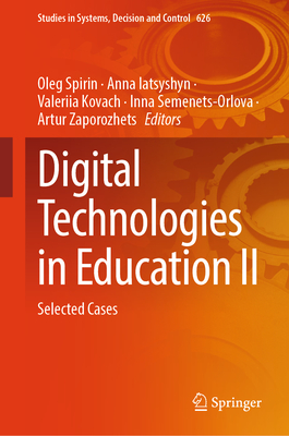 Digital Technologies in Education II: Selected Cases-cover