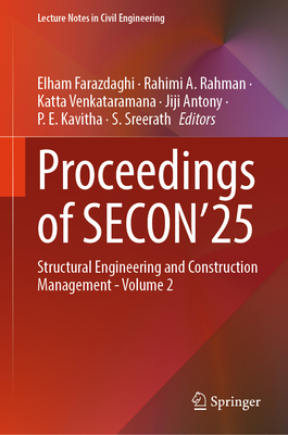 Proceedings of Secon'25: Structural Engineering and Construction Management - Volume 2-cover