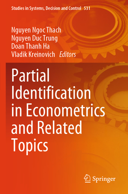 Partial Identification in Econometrics and Related Topics-cover