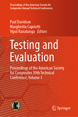 Testing and Evaluation: Proceedings of the American Society for Composites 39th Technical Conference, Volume 3-cover