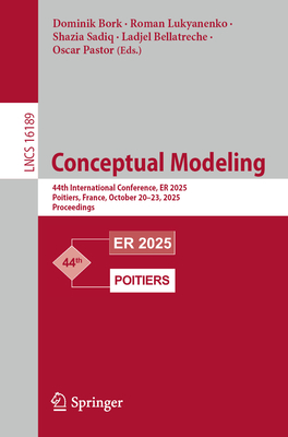 Conceptual Modeling: 44th International Conference, Er 2025, Poitiers, France, October 20-23, 2025, Proceedings-cover