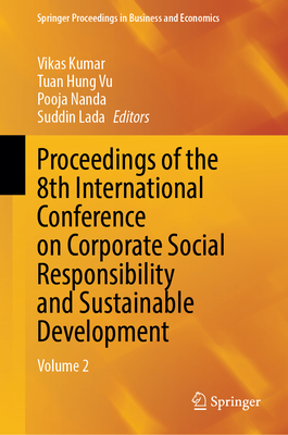 Proceedings of the 8th International Conference on Corporate Social Responsibility and Sustainable Development: Volume 2-cover