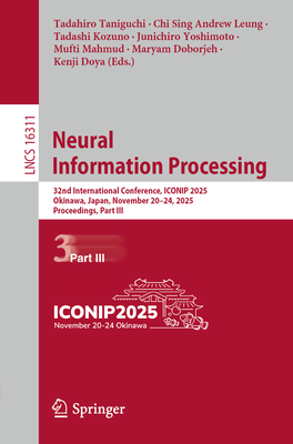 Neural Information Processing: 32nd International Conference, Iconip 2025, Okinawa, Japan, November 20-24, 2025, Proceedings, Part III-cover