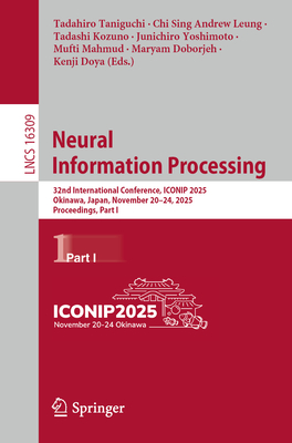 Neural Information Processing: 32nd International Conference, Iconip 2025, Okinawa, Japan, November 20-24, 2025, Proceedings, Part I-cover