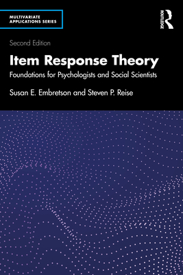 Item Response Theory: Foundations for Psychologists and Social Scientists-cover