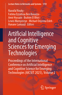 Artificial Intelligence and Cognitive Sciences for Emerging Technologies: Proceedings of the International Conference on Artificial Intelligence and C-cover
