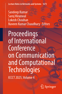 Proceedings of International Conference on Communication and Computational Technologies: Iccct 2025, Volume 4-cover