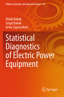 Statistical Diagnostics of Electric Power Equipment-cover