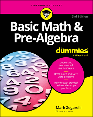 Basic Math & Pre-Algebra for Dummies-cover