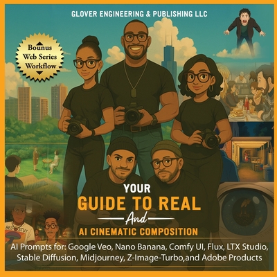 Your Guide to Real & AI Cinematic Composition: AI Prompts are designed for Google Veo, Nano Banana, Comfy UI, Flux, LTX Studio, Stable Diffusion, Midj-cover